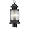 Westinghouse Fixture Post Top Outdoor Lantern 60W Weatherby Weathered Bronze Clear Glass 6113300 - alternate 1